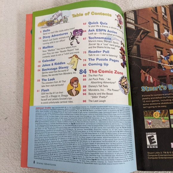 Disney Adventures Magazine 2002 Spider-Man Kim Possible SpongeBob - Picture 3 of 11